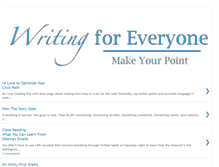 Tablet Screenshot of foreveryonewhowrites.blogspot.com