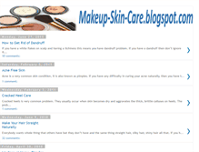 Tablet Screenshot of makeup-skin-care.blogspot.com