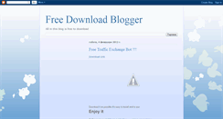 Desktop Screenshot of free2download2.blogspot.com