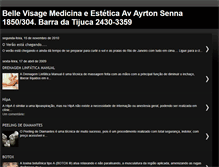 Tablet Screenshot of clinicabellevisage.blogspot.com