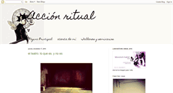 Desktop Screenshot of accionritual.blogspot.com