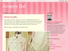 Tablet Screenshot of junqueygal.blogspot.com