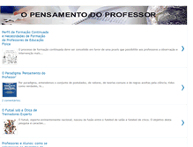 Tablet Screenshot of pensamentodoprofessor.blogspot.com