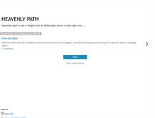 Tablet Screenshot of heavenly-path.blogspot.com