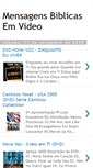 Mobile Screenshot of mensagensbiblicaemvideo.blogspot.com