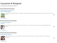Tablet Screenshot of coumarinepetitgrain.blogspot.com