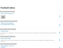 Tablet Screenshot of fotballvideos.blogspot.com