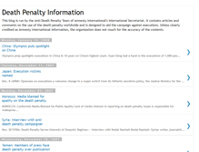 Tablet Screenshot of deathpenaltyinformation.blogspot.com