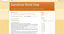 Desktop Screenshot of ganchrowworldview.blogspot.com