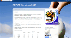 Desktop Screenshot of prode-2010.blogspot.com