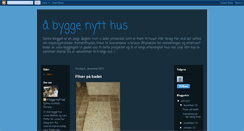 Desktop Screenshot of byggenytthus.blogspot.com