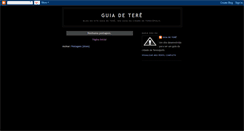 Desktop Screenshot of guiadetere.blogspot.com