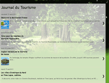 Tablet Screenshot of journaldutourisme.blogspot.com