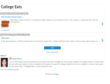 Tablet Screenshot of college-eats.blogspot.com