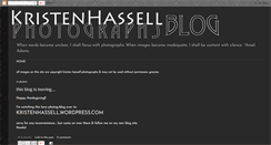 Desktop Screenshot of kristenhassell.blogspot.com