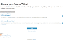 Tablet Screenshot of aishwaryam-greens-wakad.blogspot.com