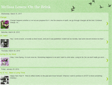 Tablet Screenshot of melissa-lowes.blogspot.com