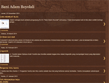 Tablet Screenshot of baniadam5.blogspot.com