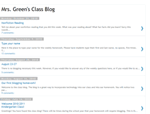 Tablet Screenshot of mrsgreensclassblog.blogspot.com
