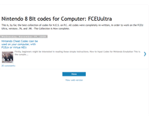 Tablet Screenshot of codesfornintendo.blogspot.com
