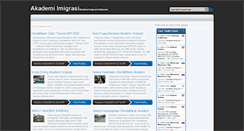 Desktop Screenshot of akademiimigrasi.blogspot.com