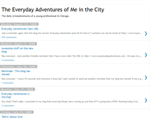 Tablet Screenshot of everydayadventuresinthecity.blogspot.com