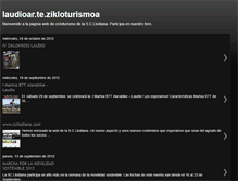Tablet Screenshot of laudioartezikloturismoa.blogspot.com