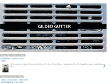 Tablet Screenshot of gildedgutterblog.blogspot.com