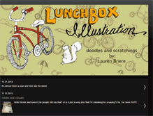 Tablet Screenshot of lunchboxillustration.blogspot.com