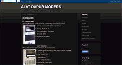 Desktop Screenshot of alatdapurmodern.blogspot.com