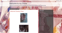 Desktop Screenshot of justmychaos.blogspot.com