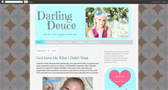 Desktop Screenshot of darlingdeucedesigns.blogspot.com