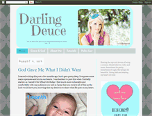 Tablet Screenshot of darlingdeucedesigns.blogspot.com