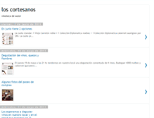 Tablet Screenshot of loscortesanos.blogspot.com