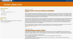 Desktop Screenshot of greatlakeslaw.blogspot.com