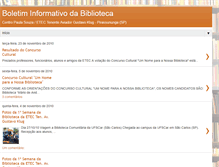 Tablet Screenshot of bibliotecaetec.blogspot.com