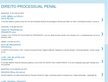 Tablet Screenshot of direitoprocessualpenal13.blogspot.com