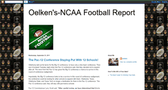 Desktop Screenshot of oelkens-ncaafootballreport.blogspot.com