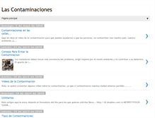 Tablet Screenshot of contaminacionesytipos.blogspot.com