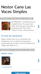 Mobile Screenshot of nestor-cano-las-voces-simples.blogspot.com