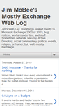 Mobile Screenshot of mostlyexchange.blogspot.com