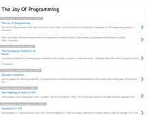 Tablet Screenshot of joyofprogramming.blogspot.com