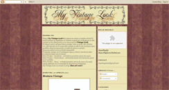 Desktop Screenshot of myvintagelook.blogspot.com