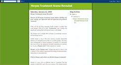 Desktop Screenshot of herpes-treatment-scams-revealed.blogspot.com
