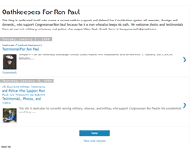 Tablet Screenshot of oathkeepersforronpaul.blogspot.com