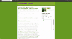 Desktop Screenshot of biologiaenvioleta.blogspot.com