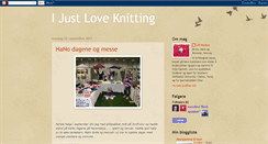 Desktop Screenshot of lilljustlovetoknit.blogspot.com