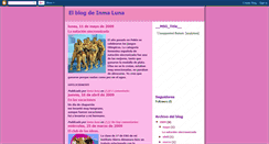 Desktop Screenshot of elblogdeinmalunabarrones.blogspot.com