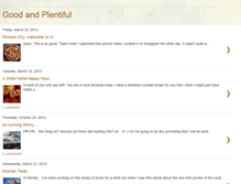Tablet Screenshot of goodnplentiful.blogspot.com