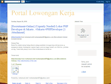 Tablet Screenshot of portallowongankerja.blogspot.com